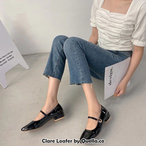 Cleata Clare Loafer 3cm bisa kirim dulu baru bayar di rumah