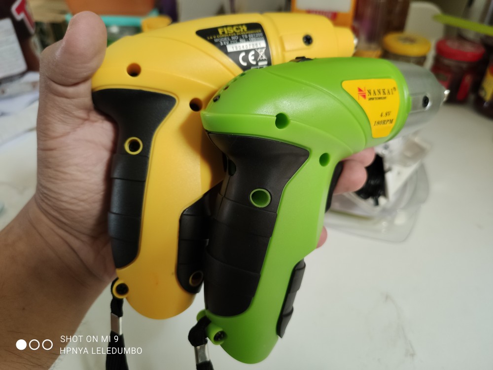 Obeng Tangan Elektrik Charger Cordless Screwdriver Nankai