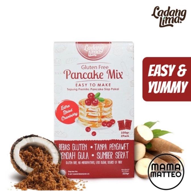 

Ladang Lima Pancake Mix Cranberry
