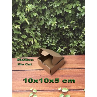 Image of Kardus uk. 10x10x5 cm....Die Cut kotak karton untuk packing Aksesoris- dll- model box pizza