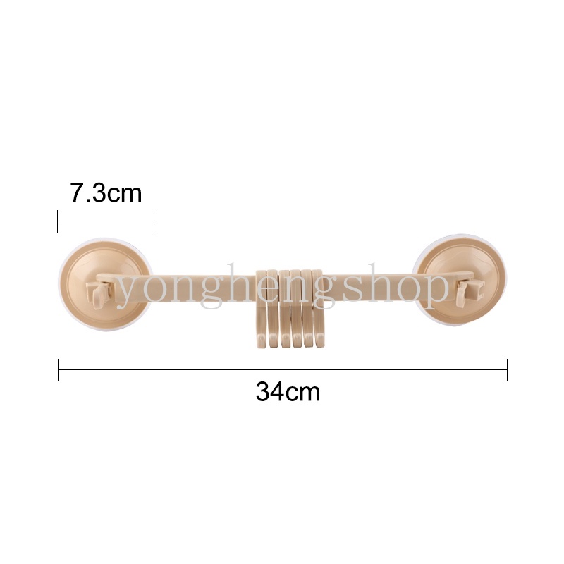 Rak Gantungan Dinding Pengait Dapat Disesuaikan Untuk Handuk Kamar Mandi