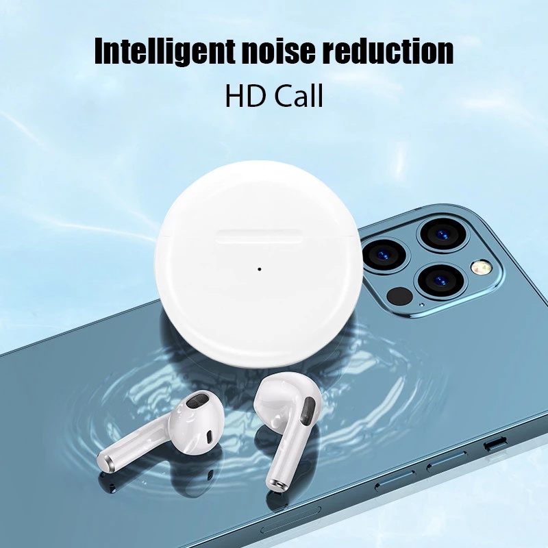 (COD) Pro6 TWS Bluetooth 5.1 Earphones whit microphone Wireless Bluetooth Headset In-ear Water Proof Earbud  Wireless Earphone HiFi Stereo Headset with Mic Headphone henset hedset