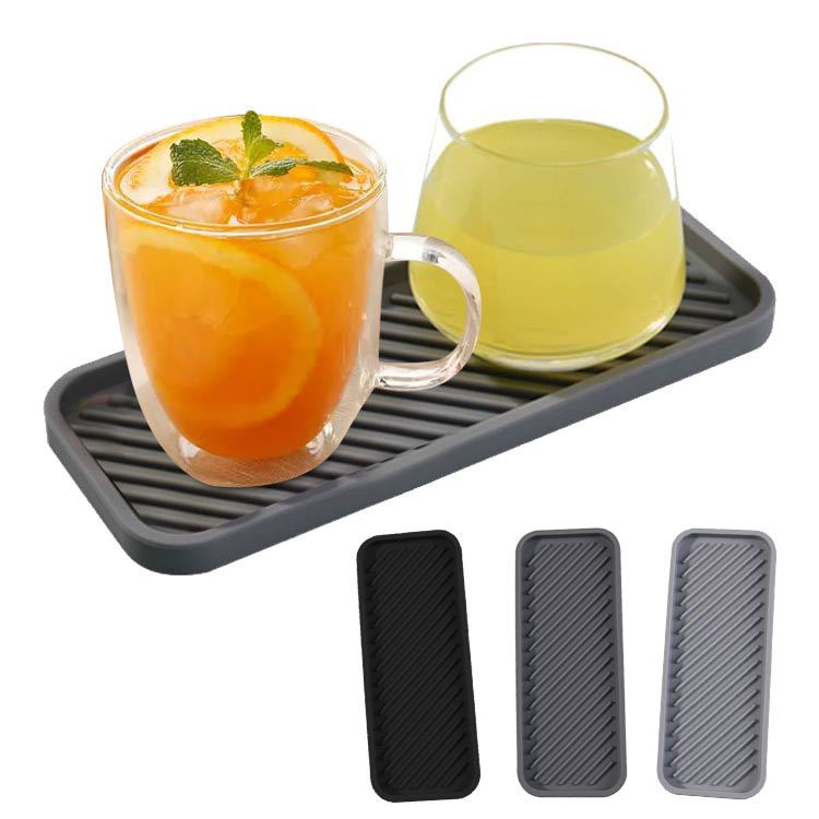 Nampan Penyimpanan Spons Multifungsi Bahan Silikon Anti Jamur Untuk Dapur / Kamar Mandi