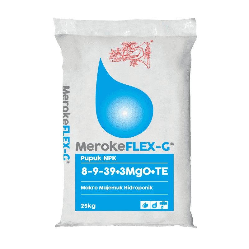 Meroke FLEX-G 1 kg - Nutrisi Makro &amp; Mikro Lengkap Hidroponik Grade