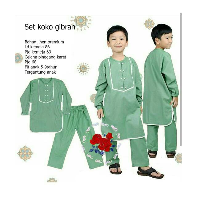 SET KOKO GIBRAN KID