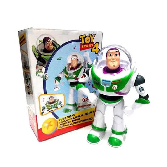 Mainan Walking Buzz Lightyear Toy Story EJ889 Mainan Robot Toy Story 40-0874