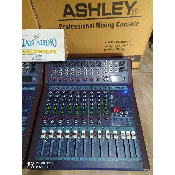 Mixer Ashley Techno 8 Original(zian audio)
