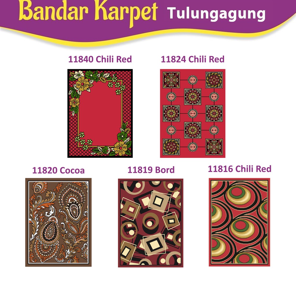 [Bandar Karpet] Karpet Lantai Momento Ukuran 115 x 155 cm kamar permadani murah tebal