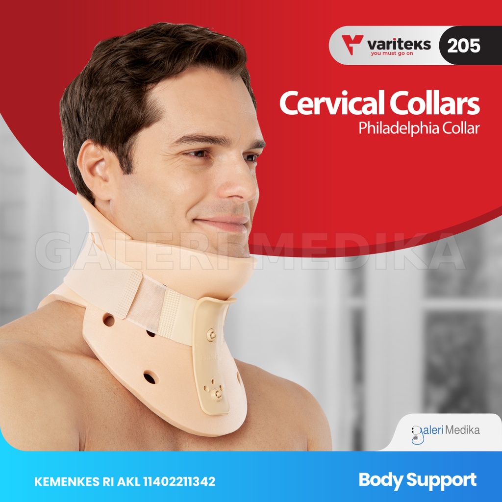 Penyangga Leher / Penopang Leher dan Dagu Variteks 205 Philadelphia Collar