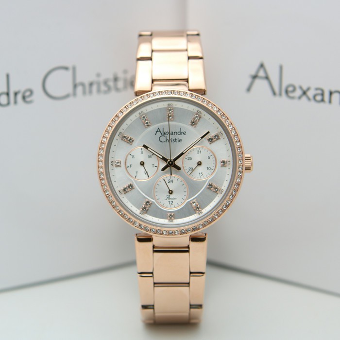 ORIGINAL Jam Tangan Wanita Alexandre Christie  AC 2874 / AC2874 / 2874 Garansi Resmi 1 Tahun.