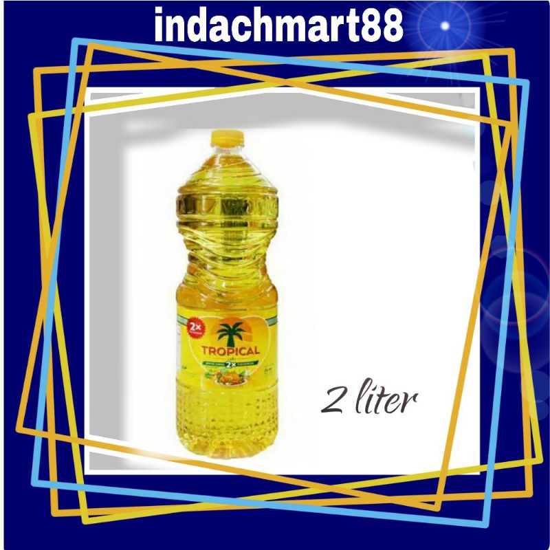 Minyak goreng tropical 2000ml tropical 2x penyaringan  2L
