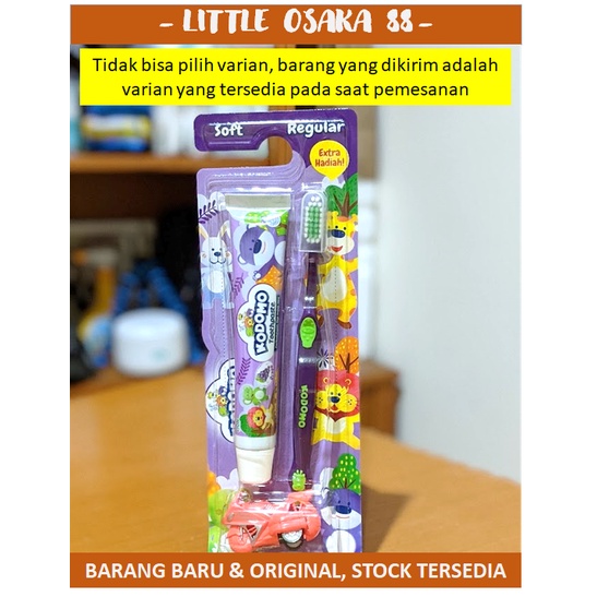 Paket Pasta Gigi Odol Sikat Gigi Anak Kodomo Soft Extra Hadiah