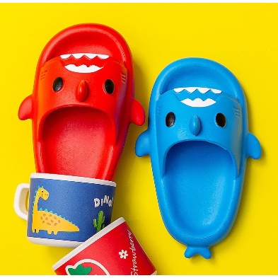Sandal Anak Balance Karakter Hiu Sandal Selop Hiu Sendal Shark Dewasa Murah