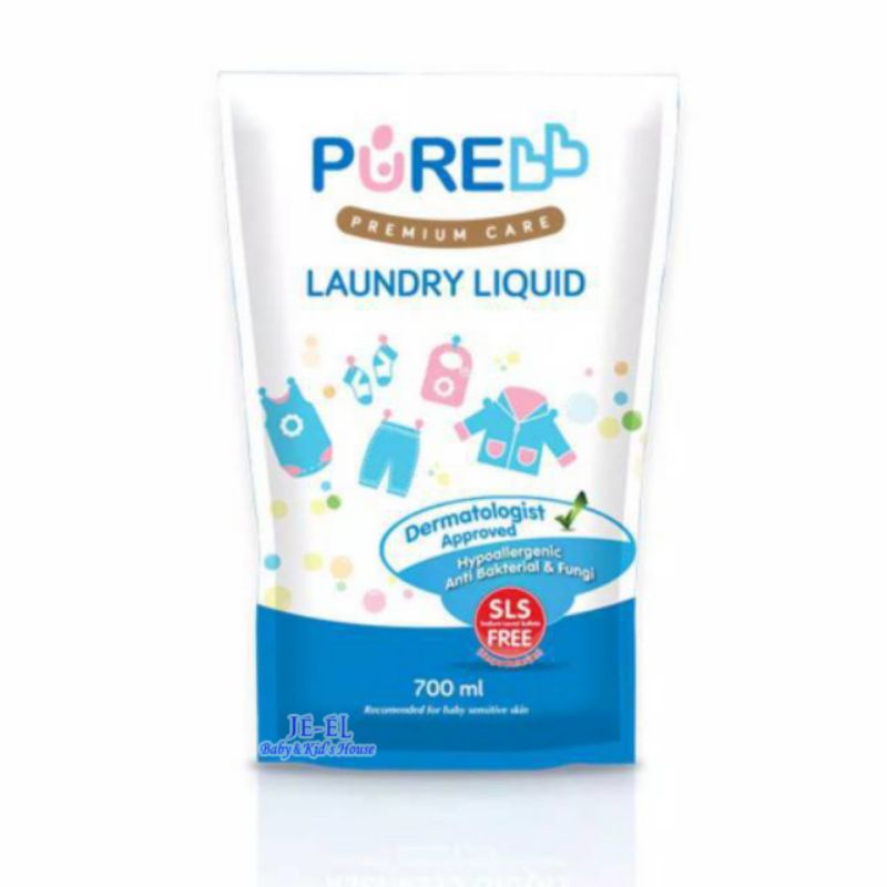 PURE Baby Laudry Liquid 700ml/sabun cair cuci baju bayi