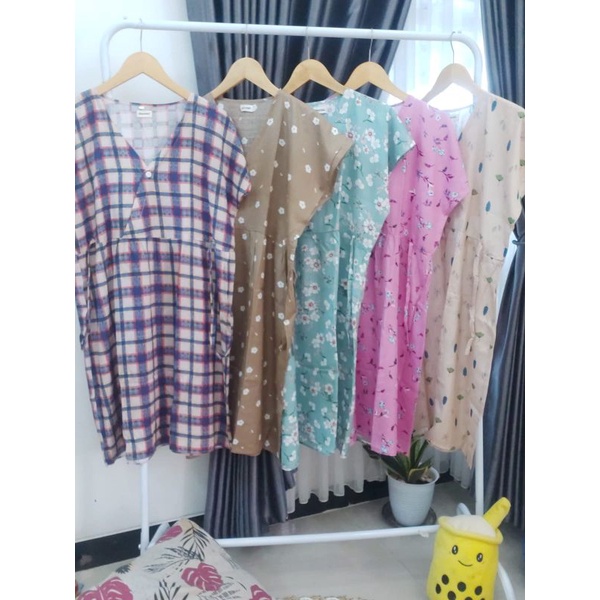 Daster Kimono Pdk Motif Kotak