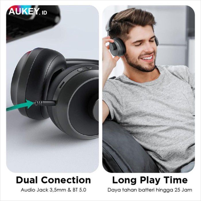 Aukey Wireless Headphone Bluetooth 5.0 - EP-B52 - 500932