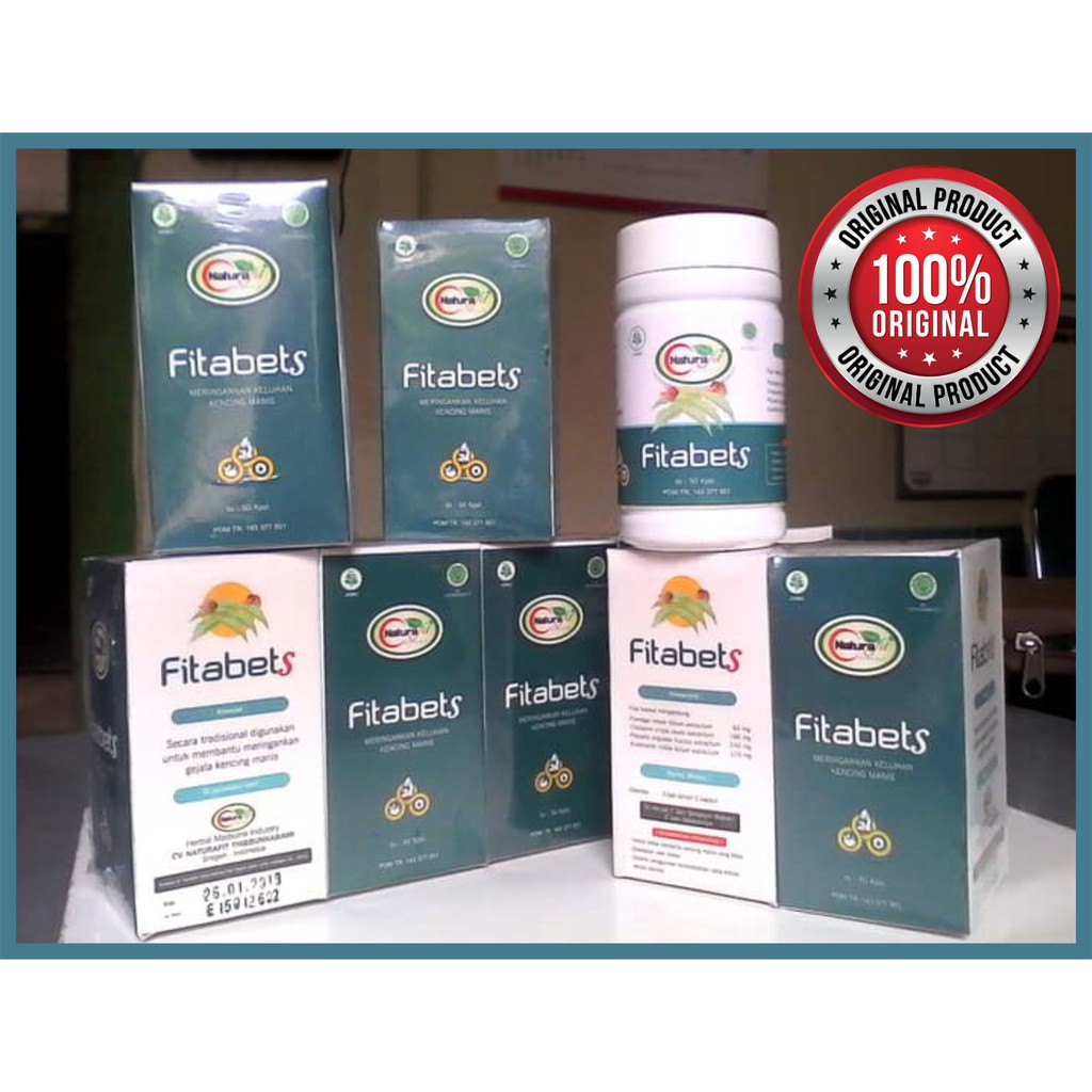 Fitabets Obat Herbal Diabetes Original Shopee Indonesia