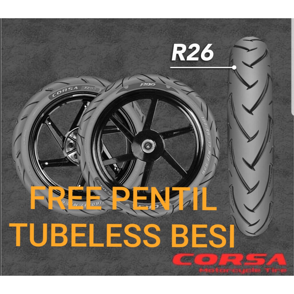 Ban Luar Corsa 140/70-14 R26 Tubeless