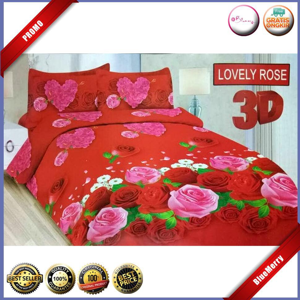Sprei Bonita 160X200 Lovely Rose BMSC200
