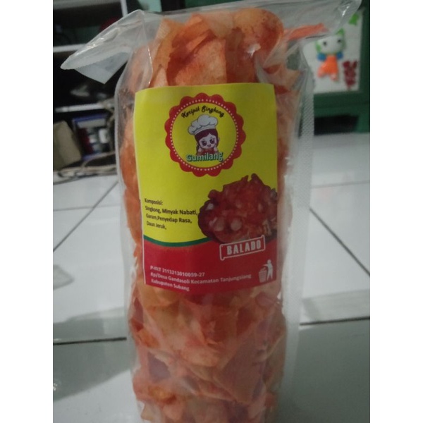 

Kripik Singkong Gumilang Rasa Balado