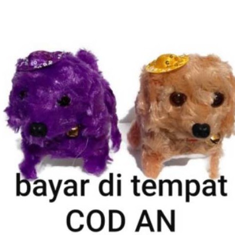 Mainan Anak Perempuan Boneka Anjing Anak Bayi Berjalan Besuara