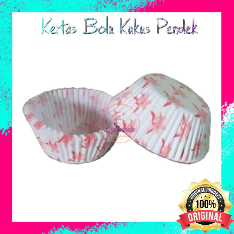 Kertas Bolu Kukus Pendek isi 50pcs / Cup Bolu Kukus / Muffin Cup Cake