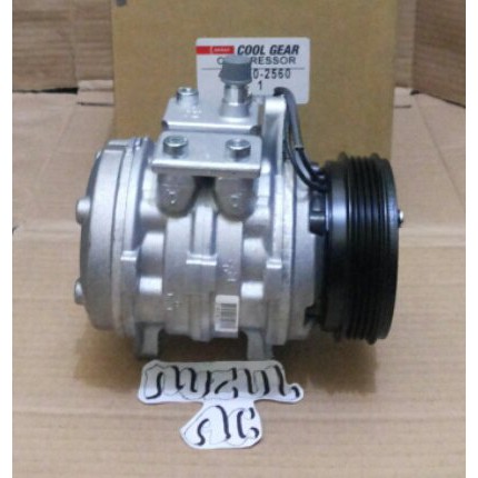Compresor Compressor kompresor AC Mobil Suzuki Jimmy, Lengkap Tinggal Pasang Merk : Denso Asli