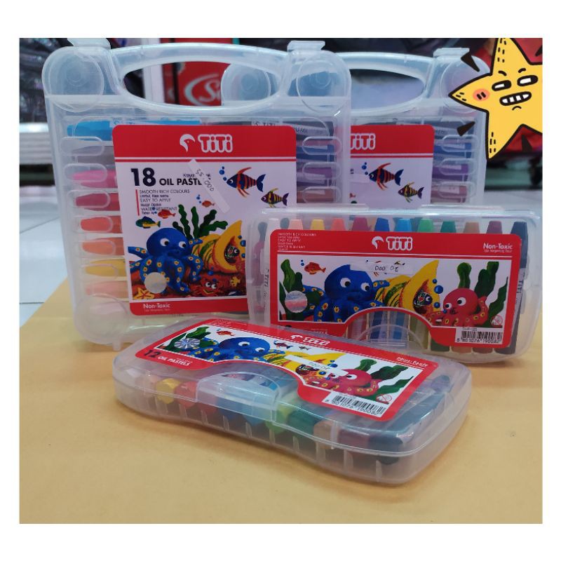 

Crayon Titi Oil Pastel 18Warna