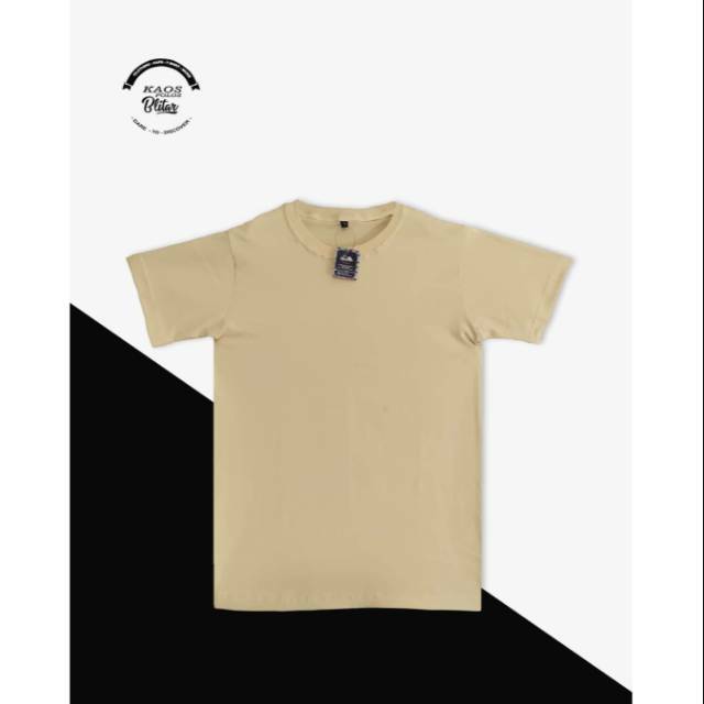 Kaos Polos Cream