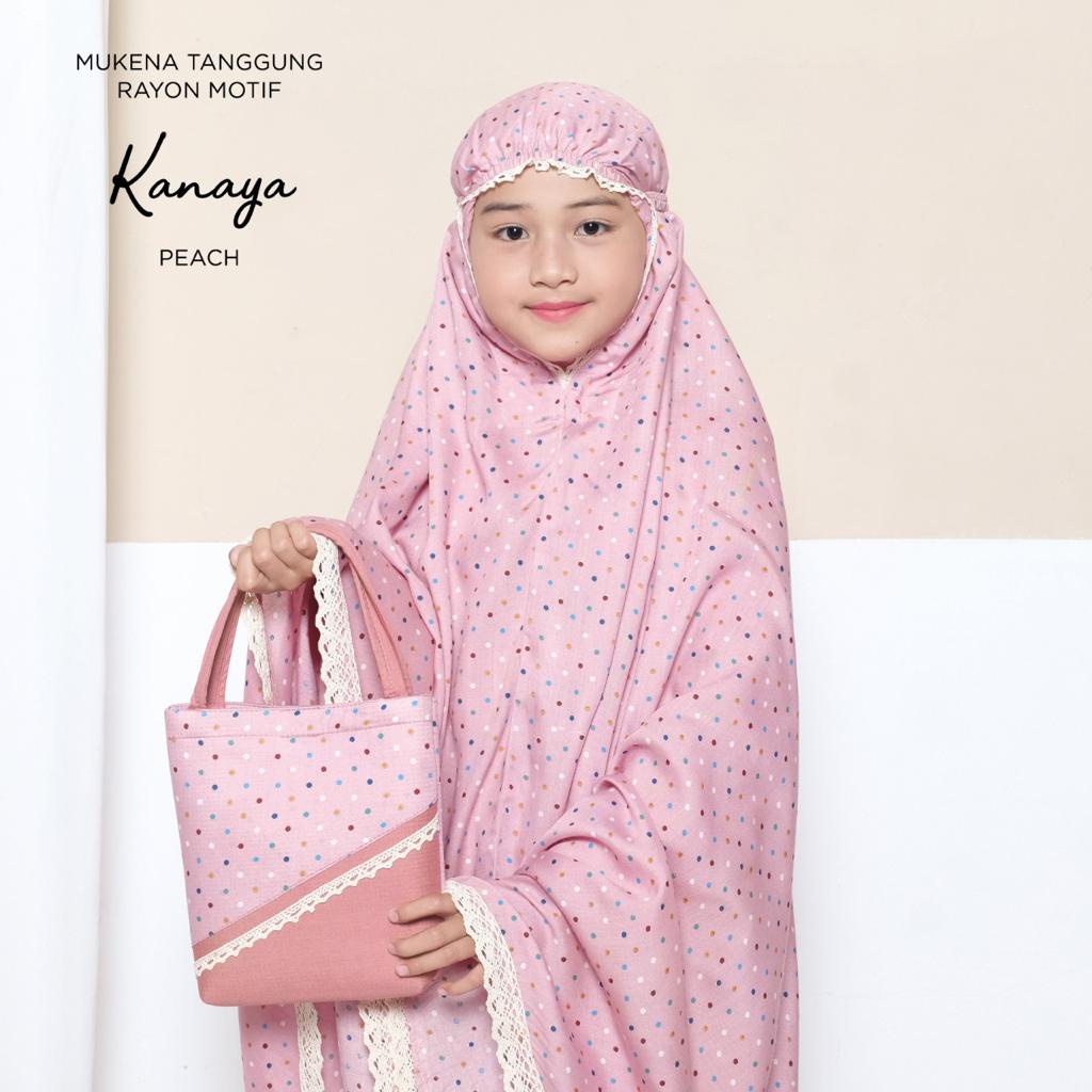 MUKENA BALI TASIK - MUKENA ANAK TANGGUNG RAYON MOTIF KANAYA