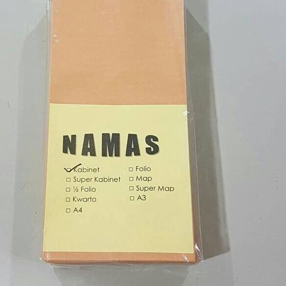 

☈ Amplop Coklat super kabinet polos Namas / tricom ♀