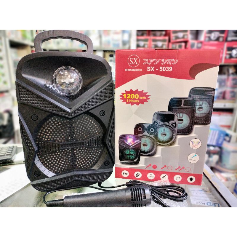 Speaker aktif bluetooth sx-5038/ Mirip Kimiso 3381 Gratis Mic/Speaker aktif