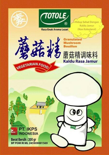 TOTOLE Kaldu Vegan Kaldu Jamur 80 g Halal │ Import Mushroom