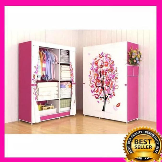 (Big Sale!!) Lemari Plastik / Lemari Portable / Lemari Pakaian Plastik Susun Lipat