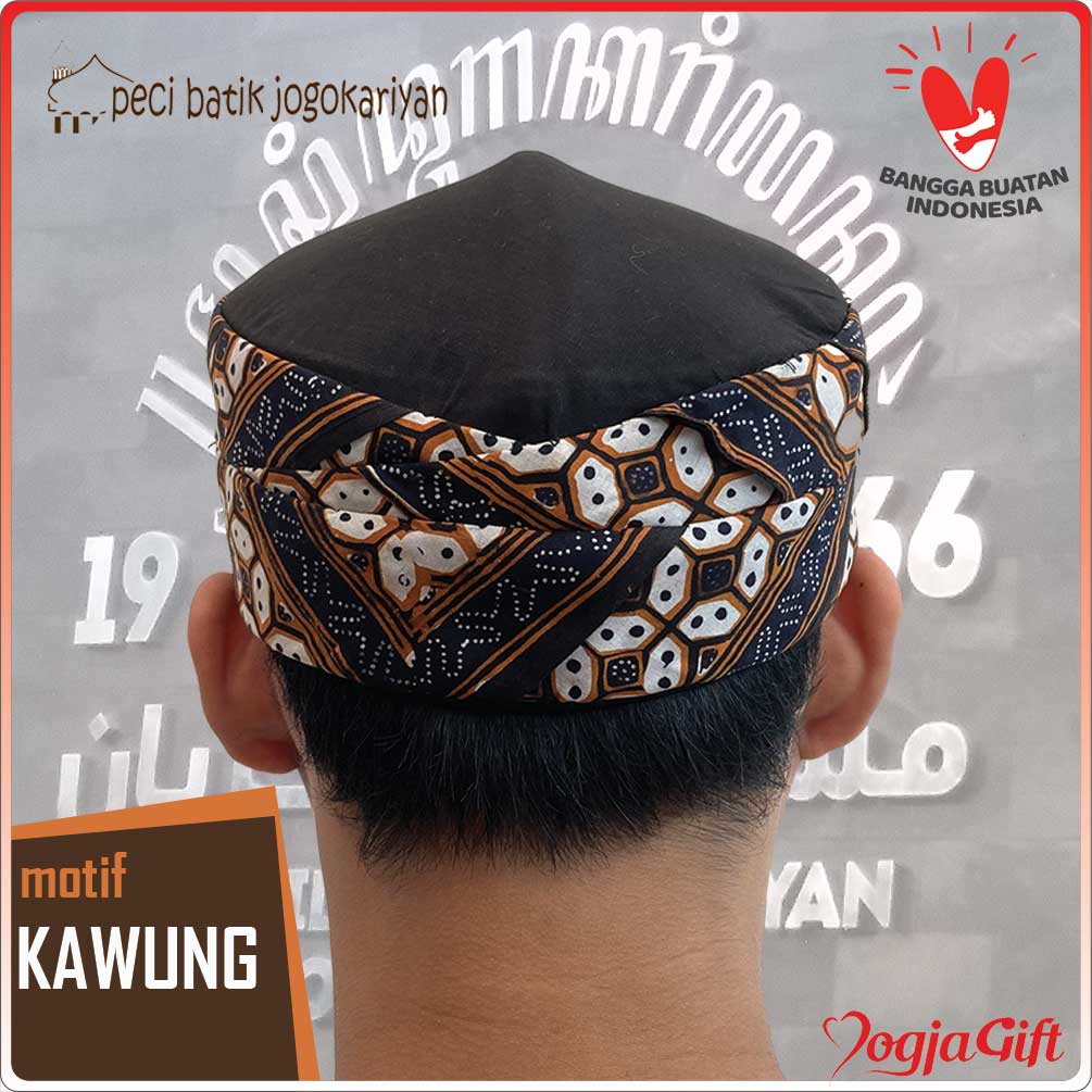 Peci Batik Jogokariyan Motif Kawung