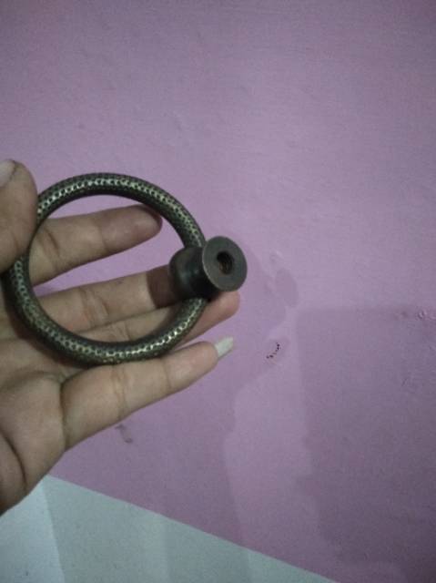 Handle / Tarikan Laci Lemari Kuningan Antik Murah JUMBO 7.5cm