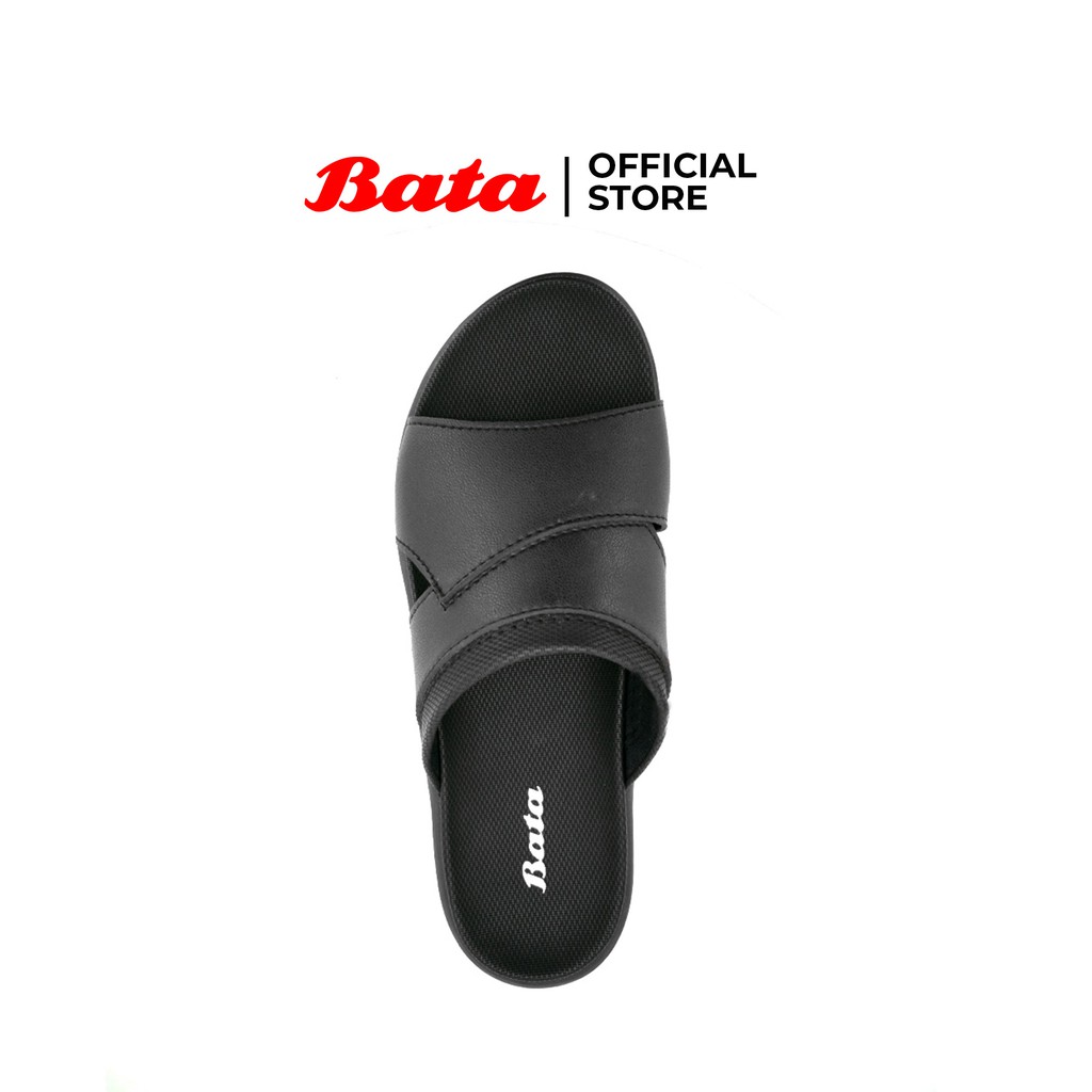 Bata Sandal Pria Skip Black - 8716197 / Ramayana Jatinegara