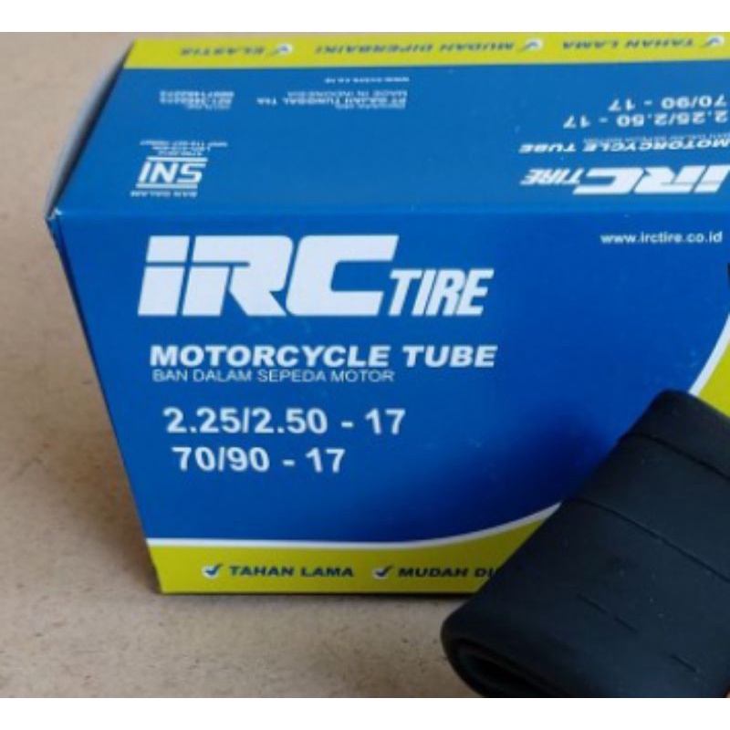 ban dalam IRC semua ukuran ring 14, 70/90, 80/90, 90/90,100/80, dll