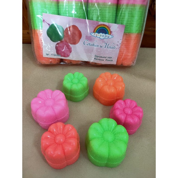 12biji Cetakan Putu Ayu Kue Bolu Kukus Bunga Melati Sakura