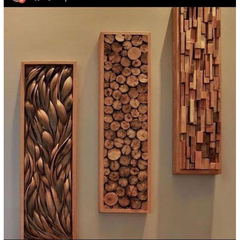 HIASAN DINDING KAYU RUSTYC wood slice / wood slice ukuran  / hiasan dinding wood slice / wood slice 