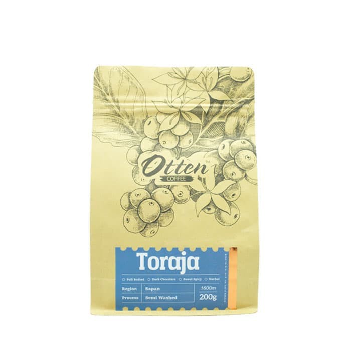 

Otten Coffee Arabica Toraja Sapan 200g - kkp1039