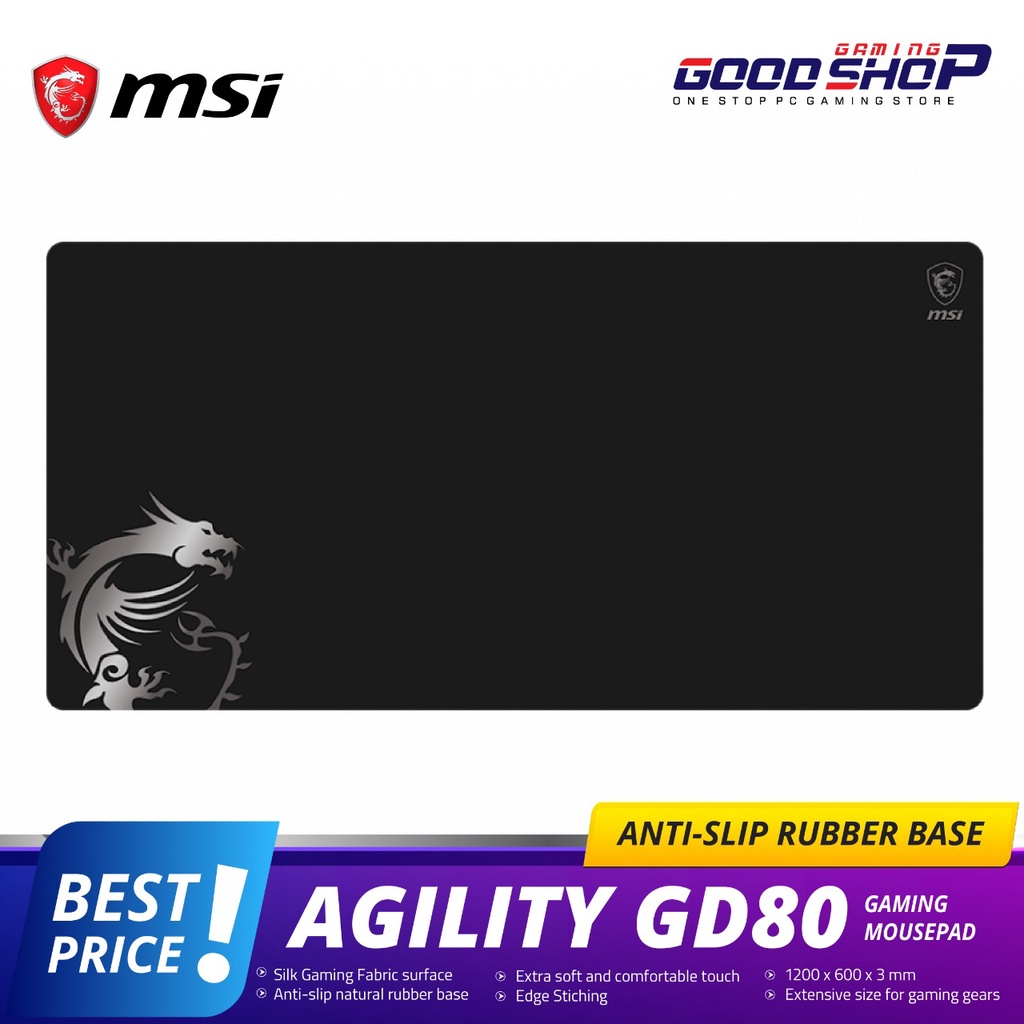 MSI Agility GD80 / GD-80 - Gaming Mousepad