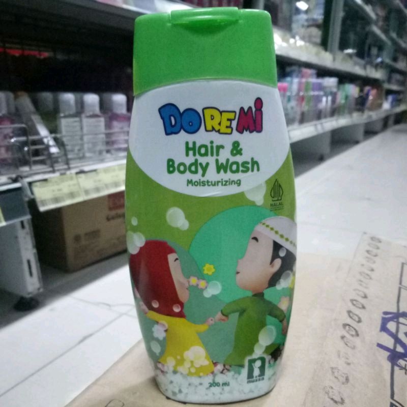 Doremi hair & body wash kids nussa 200ml