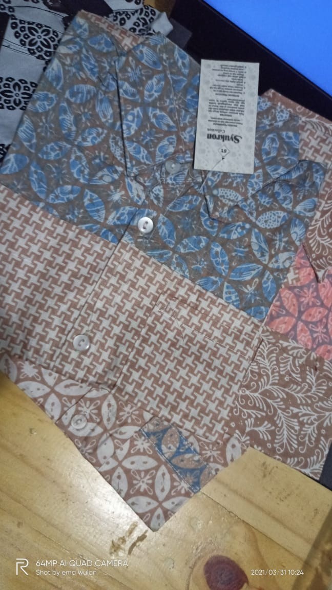 Baju Batik Anak Laki Laki 3pcs 50rb- Atasan Batik Anak Laki&prempuan Pekalongan - Baju Batik Anak