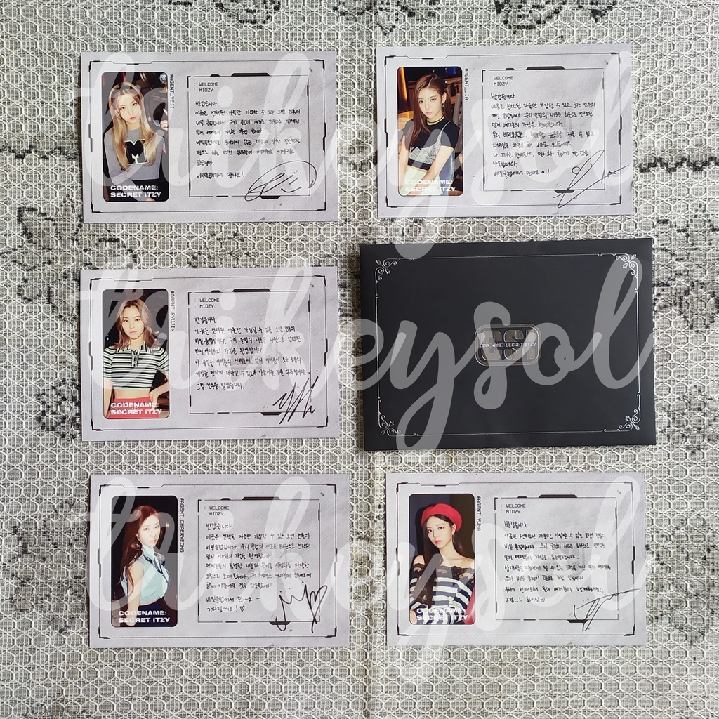 [CSI] PC IC Invitation Card Yeji Lia Ryujin Chaeryeong Yuna (Codename: Secret Itzy)