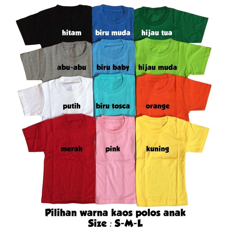  Gambar  Kaos Polos  Warna  Warni  gambar  hd pilihan