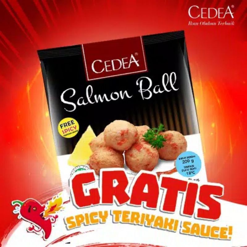 

Cedea salmon ball 200gram