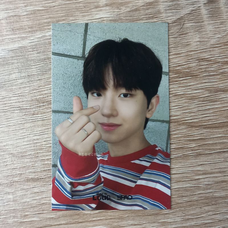 pc photocard spao x loud boys be loud sungjun pnation