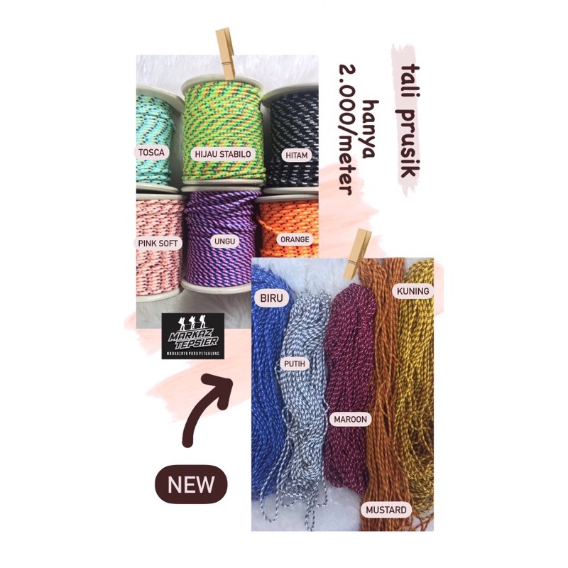 Tali Prusik Meteran Gelang Tali