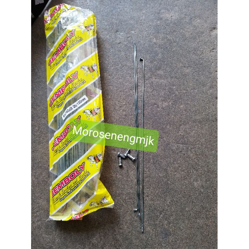 Spak sepeda 24 x 1 3/8 /Jari jari sepeda 24 Balap / Ruji 24 Balap